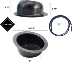 Durable ABS Angled Speaker Enclosures – Perfect for 6.5″ Speakers & Vehicles