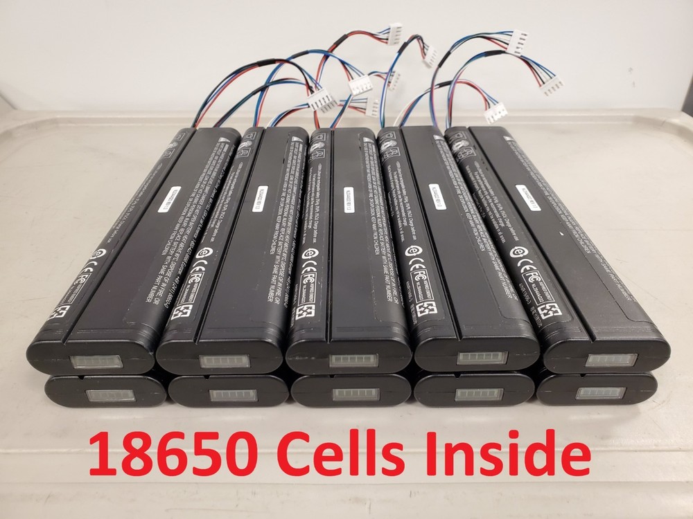Battery Packs Lithium-ion 14 volt, Built-in BMS, Temp Sensor (Lot of 10) 8- Cell