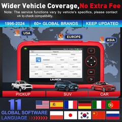 Launch OBD2 Code Reader Scanner Engine ABS Airbag Fault Automotive Diagnostic