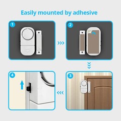WIRELESS Home Window Door Burglar Security ALARM System Magnetic Sensor Lot