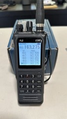 Sporty’s PJ2 Aviation Comm Radio with Rechargeable Battery & Charger Stand