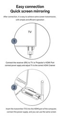 1 TX To 2 3 4 RX Wireless Transmission Video Transmitter Receiver HDMI Extender