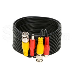Security Camera Cable BNC Extension Power Cord CCTV Surveillance DVR Wire – lot