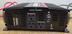 Schumacher 2000w DC to AC Power Converter (PC2000) W/ 3 120V AC Outlets — USED