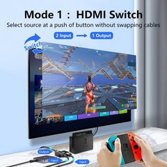 HDMI Splitter 1 In 2 Out 4K UHD 3D 1080P 2-Port Repeater Splitter Amplifier 1×2