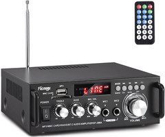 Amplificador de audio estéreo inalámbrico Bluetooth 5.0 de 298 A y 300 W x 2