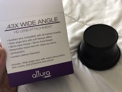 Altura Photo Black HD 0.43X Wide Angle 82 mm Front 58mm Back Thread Lens