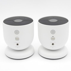 Google Nest Security Indoor Outdoor Cameras G3AL9 (Snow) 2-Pack with box