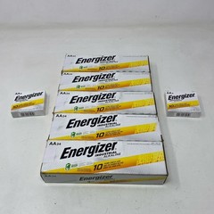 Energizer Industrial AA EN91 Alkaline Batteries 128ct Bulk Silver/Yellow