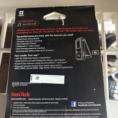 RARE SanDisk Sansa Clip Zip Primetime Purple 💜 (4 GB) Digital Media Player