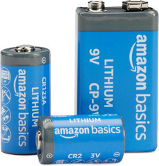 6-Pack Non-Rechargeable CR123A Lithium Batteries, 3 Volt, up to 10-Year Shelf Li