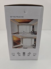 Portable Desktop Projector HDMI Android iOS Compatible White