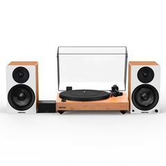 Fluance RT83 Vinyl Turntable, PA10 Preamp, Ai41 Powered 5″ Bookshelf Speakers