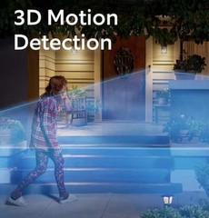 Ring Wired Doorbell Pro (3rd Gen) with Retinal 4K Camera 3D Motion (Deep Silver)