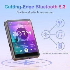 64GB MP3 Player with Bluetooth 5.3 – MECHEN Portable Lossless Sound Music Player