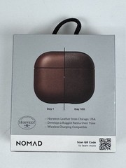 Nomad Horween Leather Case for AirPods 3rd Generation (Not Pro) – Rustic Brown