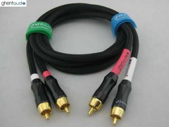A02 (0.5m 1.5ft) — Pair(2pcs) RCA Choseal 4N-OFC HIFI Audio Cables