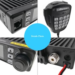 AnyTone AT-779UV 20W Walkie Talkie 500 Channels VHF UHF Dual Band Amateur Radio