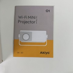 AKIYO O1 Mini Portable Projector w WiFi and Bluetooth iOS/Android/HDMI/PS5