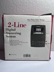 Radio Shack 2-Line Digital Answering Machine 43-3802 Graphite