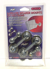AVF Vector Satellite Speaker Mounts for Wall or Ceiling NEW Sealed