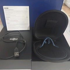 Shokz OpenRun Pro Bone Conduction Open-Ear Sport Headphones S810 -Steel Blue
