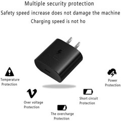 6FT Type USB-C Cable&Super Fast Wall Charger Adapter For Samsung Galaxy S23/22 +