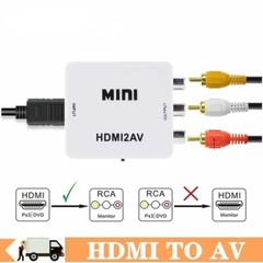 HDMI To RCA Converter Cable HDMI2AV Adapter 3RCA 1080P Composite HD Video Audio