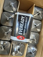 12 Pack Eveready 6 Volt Lantern Battery 1209 Super Heavy Duty New Sealed