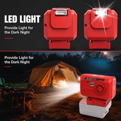 [promotion],Outdoor Camping Inverter, 220V AC USB Power Supply for 18V Battery