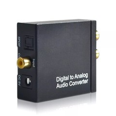 Digital to Analog Audio Converter Optical/Coaxial In Headphone/Speaker RCA out