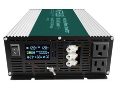 2500W Pure Sine Wave Inverter 12V/24V Auto-Detect DC to 110V/120V AC Off-Grid RV