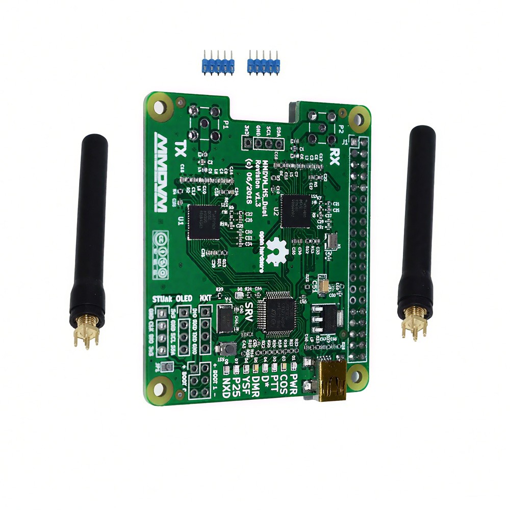 Duplex MMDVM Hotspot P25 DMR YSF for Raspberry Pi + Antenna Revision 1.3