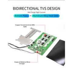 JBD BMS Smart 4S 12V 100A Lifepo4 Battery Protection Board Same Port w/ Balance