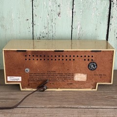 VTG Z1960S ZENITH B210 SOLID STATE AM RADIO YELLOW RETRO MID CENTURY WORKING