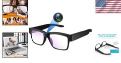 Lightweight 1080P Camera Glasses with 32G Memory Card