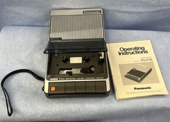 Panasonic Model RQ-2736 Cassette Player, Instructions and non-matching Case