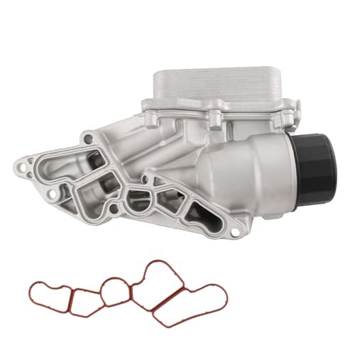 Engine Oil Filter Housing w/Cooler Assembly Compatible with Mercedes Benz W203