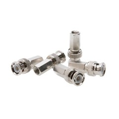 BNC Male to RG6 Twist-On Connector Coax Cable High Quality Adapter Multi-Pk LOT