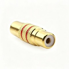 5Pcs Gold RCA Female to Female Coupler Adapter Connector for Audio Video