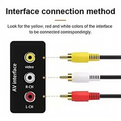 3 RCA to 3 RCA Male to Male Composite AV Cable for TV DVD Home Theater- 1m