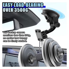 “Windshield Mount Bracket for 4.3″”/5″” Backup Camera Monitor w/ Suction Cup”