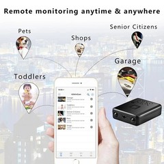 Smart Mini WiFi Camera Wireless 1080P HD Small Night Cam w/Battery Home Security