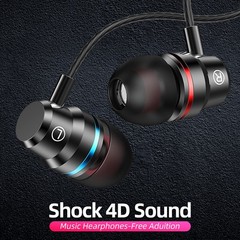 HIFI Bass Stereo Wired Earbuds Headset In-Ear Earphone Headphone MIC 3.5mm USB-C