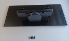 Hisense TV Stand Base for Model 48H5 Glass, Metal, & Plastic with Mounting Bolts