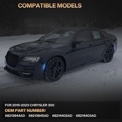 4x For 2015-2023 Chrysler 300 300C Dynamic RGB Front Rear LED Side Marker Lights