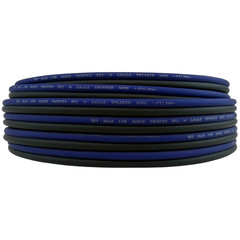 25 ft TRUE 10 Ga OFC AWG BLUE/BK Sky High Car Audio Speaker Wire Home Audio