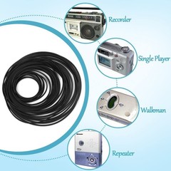 50x Square Rubber Drive Belt Mix Replacement for Cassette Player Recorder Repair