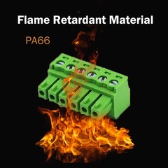 Screw Terminal Block Connector 10 PCS 5 Pin 2.54mm Pitch Pluggable Male