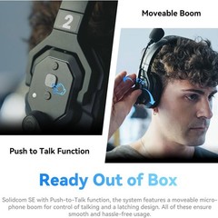 Hollyland Solidcom SE Global 5S 5-Person Single-Ear Noise-Canceling Headset